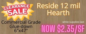 Clearance 12 mil LVP at Karen's Carpetmax of Flint, MI -  light commercial grade LVT from Shaw glue-down.